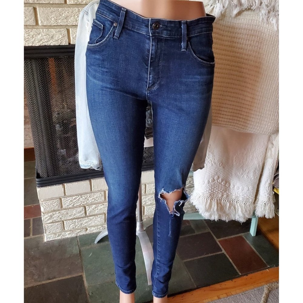 AG Adriano Goldschmied The Farrah High Rise Skinny Jeans sz 30R